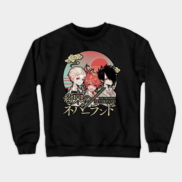 The-promised-neverland Crewneck Sweatshirt by Kaniart